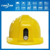 Support Two Way Intercom GPS Video Transmit Storage 4G Wireless Construction Intelligent Safety Helm