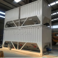 New Design Can Be Used on Sea 100ton Silo Stackable Type Cement Silo of Steel Material