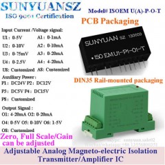 3000VDC Isolation Magneto-Electric Analog Current Signal to Analog Current Zero  Full Scale Gain Can图1