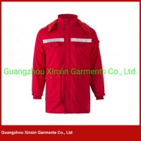 Factory Price Cheap Men Reflective Clothes High Visibility Winter Safety Jacket (W770)