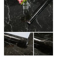 Vinyl Self Adhesive Marble Wallpaper Home Decoration Waterproof Decorate Wall Paper for Bathroom Tab