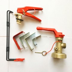 Brass Head Safety Valve/CO2 Fire Extinguisher Valve DCP Valve图1