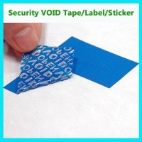 Adhesive Warranty Seal Label Tamper Evident Printing Material for Sticker