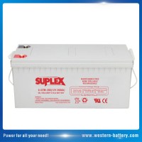 6-Gfm-200 Lead Acid Gel Deep Cycle UPS Solar Battery 12V 200ah