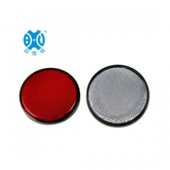 Reflective Round Reflex Plastic Reflector with Screw图1