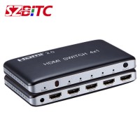 Szbitc 4K HDMI2.0 4X1 Switcher Support 3840*2160@60Hz 4 HDMI Input 1 HDMI Output for HDTV  Projector