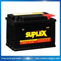 DIN75 Lead Acid Maintenance Free Mf Automotive Car Battery 12V 75ah