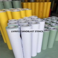 PVC Self Adhesive Vinyl for Sandblasting Stencils Glass and Tombstone Granite