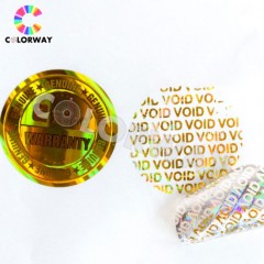 Gold Film Tamper Evident Void Sticker图1