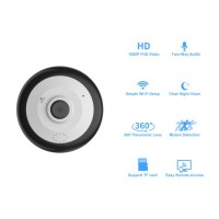 V380 360 Degree Fisheye Panoramic Camera HD Wireless Vr Panorama HD IP Camera P2p Indoor Cam Securit