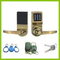 4 Way Digital Smart Door Lock Password Card Key Anti-Theft Security Yet902