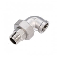 Sanitary Stainless Steel Welded Pipe Fittings for Food and Beverage Industry 90 Degree Elbow Male Ji图1