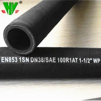 SAE 100r1at Steel Wire Braided Rubber Hydraulic Hose