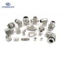 Stainless Steel Fluid Connectors Jic/NPT/Metric/Bsp Hydraulic Adapters