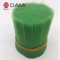 Green Pure PBT Nylon Round Solid Tapered Bristle Filament for Paint Brush Factory