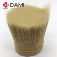 Light Blonde off White Pet Solid Sharpening Tapered Tips Bristle for Paint Brush Filament