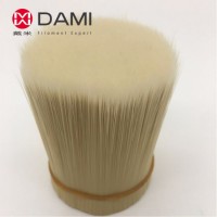 White Cross Shape PBT Pet Polyester Solid Hollow Tapered Tips Filament Paint Brush Bristles