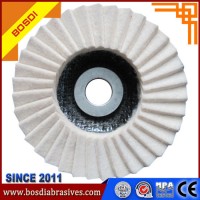 High Quality 4"  100x10X16mm  Woollen Wheel  Felt Wheel for Wood Edge and Stone Polishing