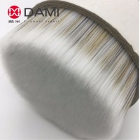 Black Yellow and White Color Mixed PBT Round Solid Tapered Filament for Paint Brush Making