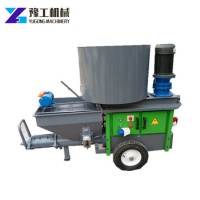 Cement Mortar Fireproofing Spray Stucco Spraying Plaster Pump Machine