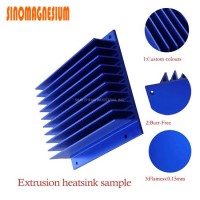 2020 New Mg Magnesium Alloy Extruded Heat Sink Az91d