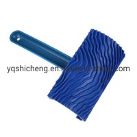 Blue Rubber Wood Grain Paint Roller DIY Graining Painting Tool