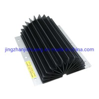 Plastic Nylon Rectangular Accordion Protection Bellows  for Lifting Platform  CNC Machine Bellows Co