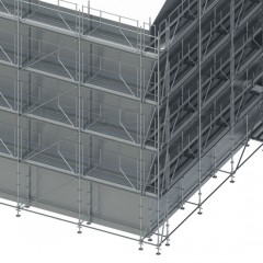 All Aluminum Ringlock Modular System Scaffold HDG Scaffolding图1