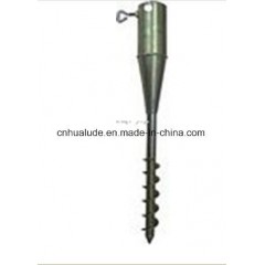 Hot DIP Galvanized Earth Pole Anchor Ground Screw Pile图1