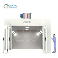 CE Certificated America Cross Flow Car Spray Paint Booth Custom Spray Booth