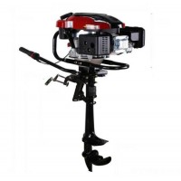 High Quality 4-Cycle 196cc Long Cast Iron Shaft Outboard Motor Outboard Engine Motor De Popa