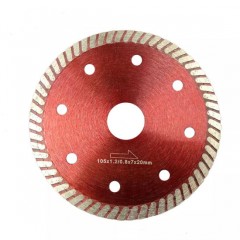 4 Inch Hot Press Thin Turbo Saw Blade for Cutting Ceramic and Tile图1