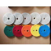 3 Steps and 5 Steps Dry Wet Polishing Pads for Marble Granite Ceramic Tile