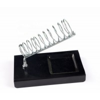 Portable Detachable Support Station Black Metal Base Soldering Iron Stand Holder  Used with Most Pen