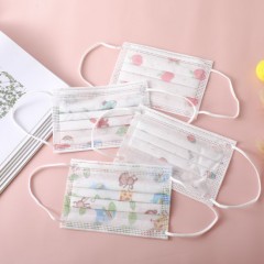 Baby Child Cartoon Disposable Protective Face Mask图1