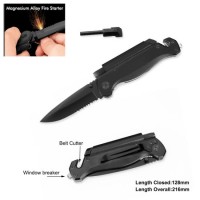 Survival Knife with LED Flashlight (#3941)