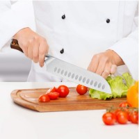 Stainless Steel Knife Set with Block Kitchen Knives