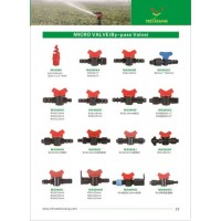 Irrigation Plastic Red Mini Barb Ball Valve