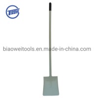 Square Shovel with Long Steel Handle