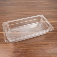 Plastic Acrylic Food Storage Container with Silicon Press Button