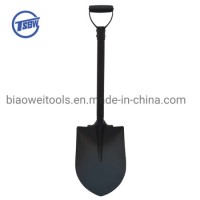 Round Mouth Shovel with Riveted Handle