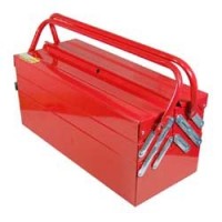 Metal Tool Box 5 Trays with Cantilever for Tool Storage