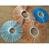 Customized PP+Steel Wire Disc Sweeper Brush with Flat/Vaulted Ring