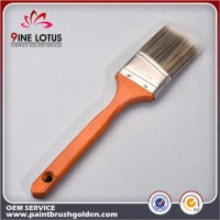 High Quality American Standard PBT&Pet Material Double Color Wooden Handle Paint Brush