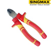 6-Inch VDE Certificated Insulated Side Cutting Pliers Withstand Voltage 1000V Industrial Grade Insul