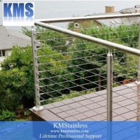 Stainless Steel Wire Rope Deck Railing