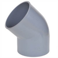 High Quality Plastic Pipe Fitting PVC Pipe 45 Degree Elbow and Fittings UPVC 45 Deg Elbow Pipe Fitti