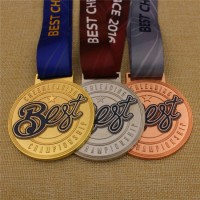 Custom Best Cheerleading Championship Sports Medal with Ribbon