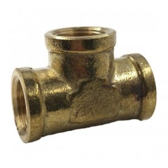 SAE Standard Female Equal Brass Tee图1