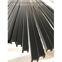 25*21 Rectangle Slotted Tube Interlink Rail System for Frameless Glass Balustrade